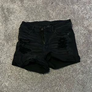 American Eagle black Jean shorts
